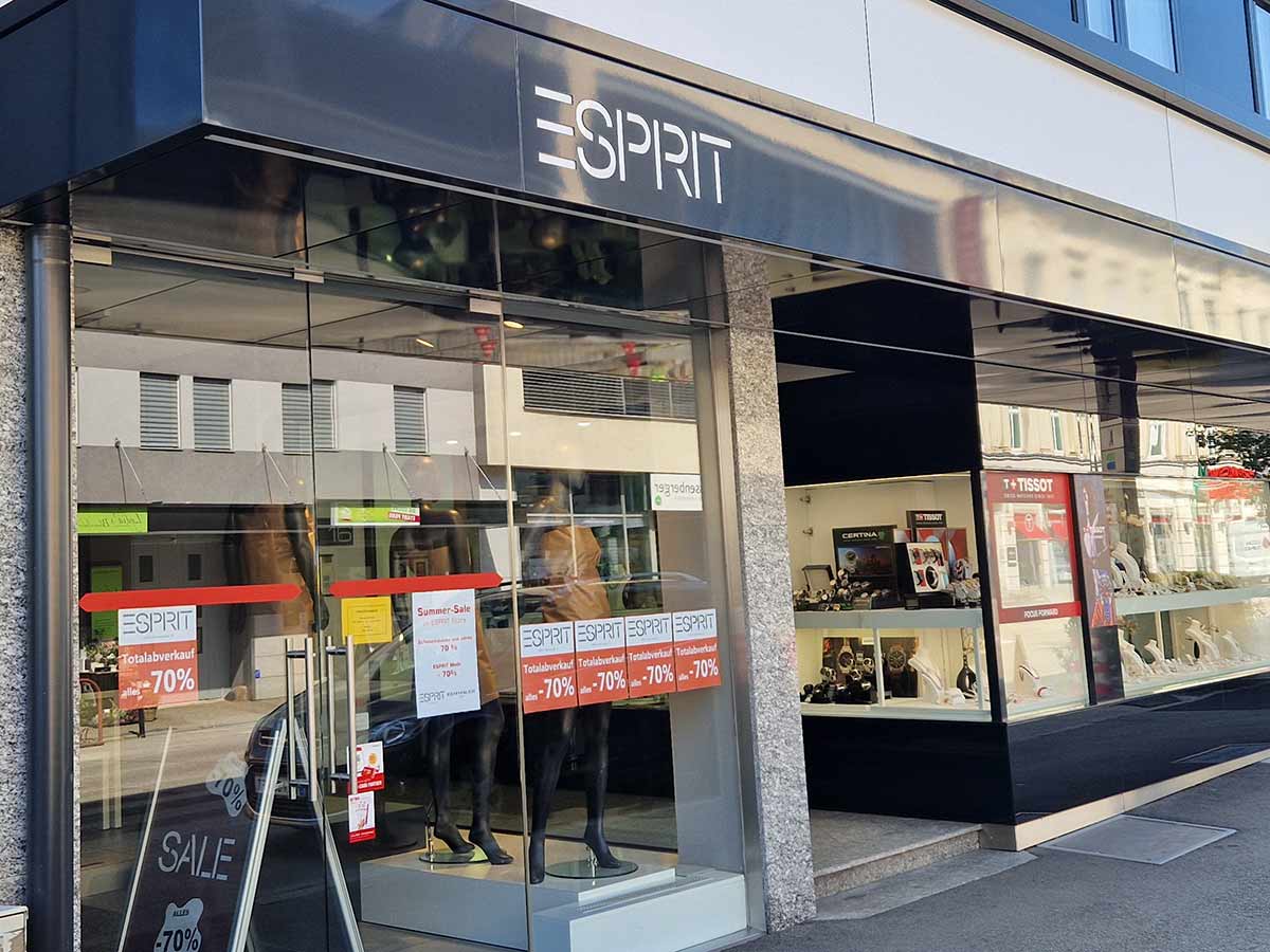 Der ESPRIT-Store in Perg schließt Anfang September 2024